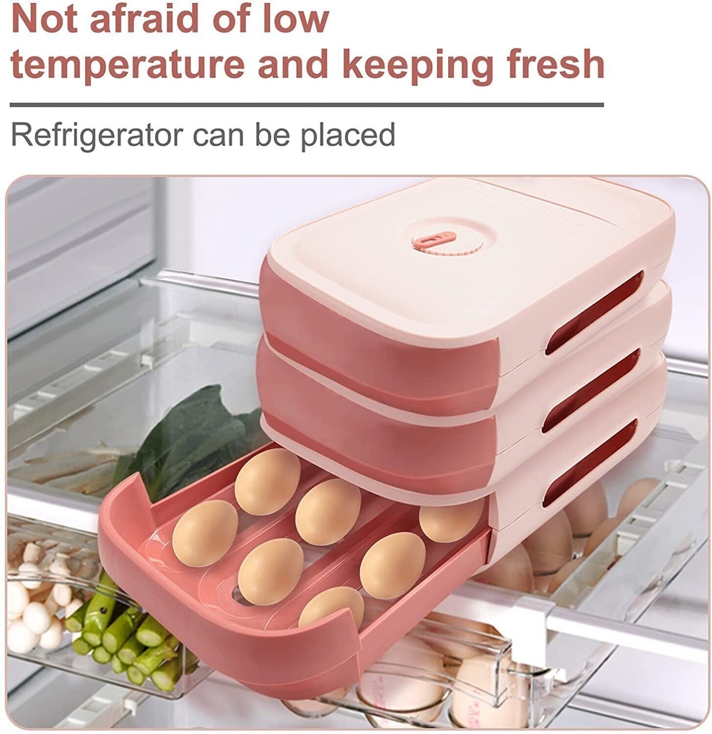 🎁Christmas 49% OFF⏳2024 New Drawer Egg Storage Box