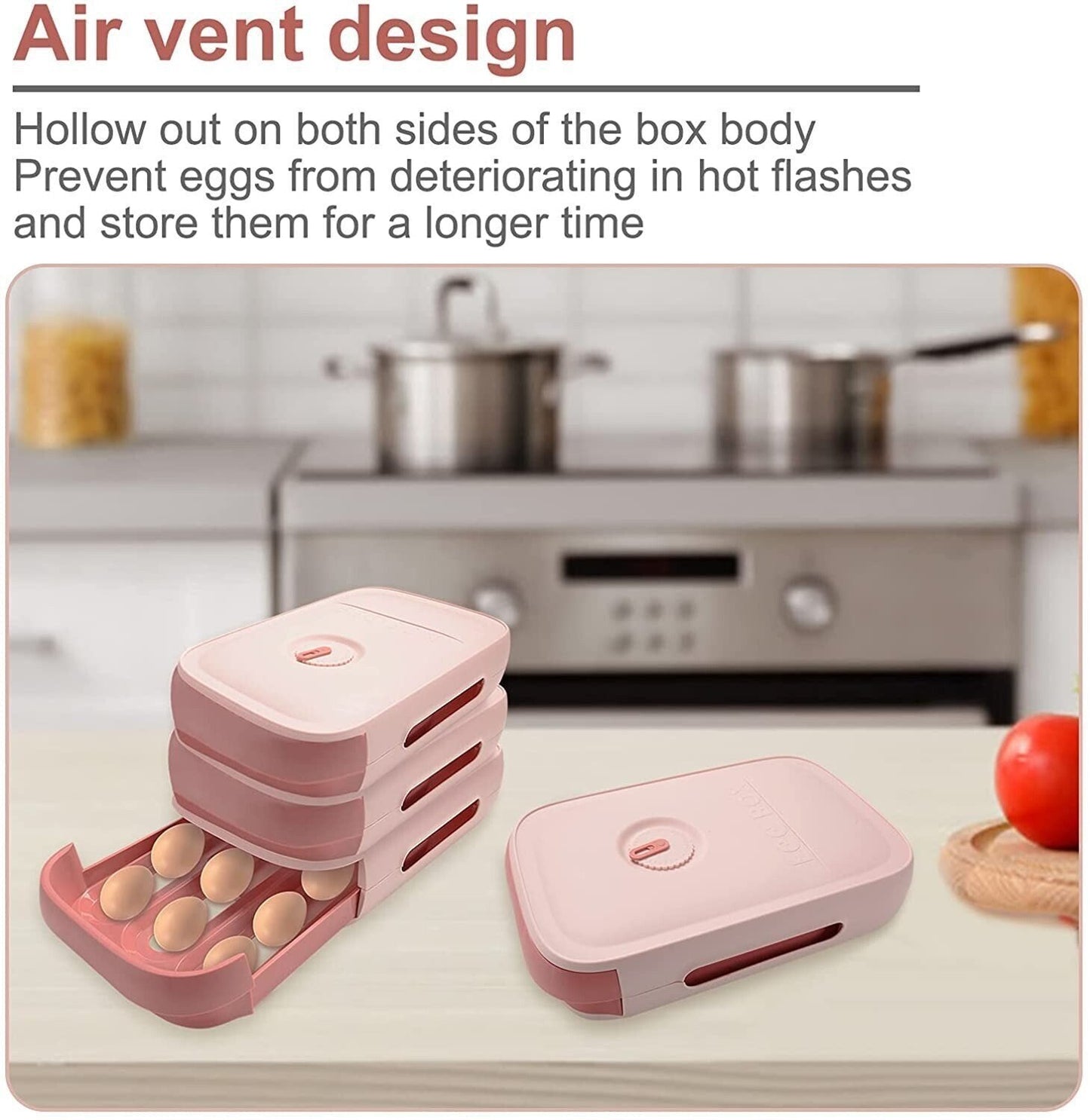 🎁Christmas 49% OFF⏳2024 New Drawer Egg Storage Box