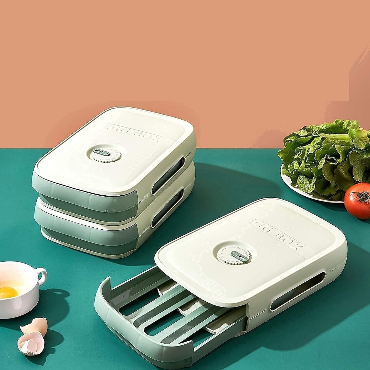 🎁Christmas 49% OFF⏳2024 New Drawer Egg Storage Box