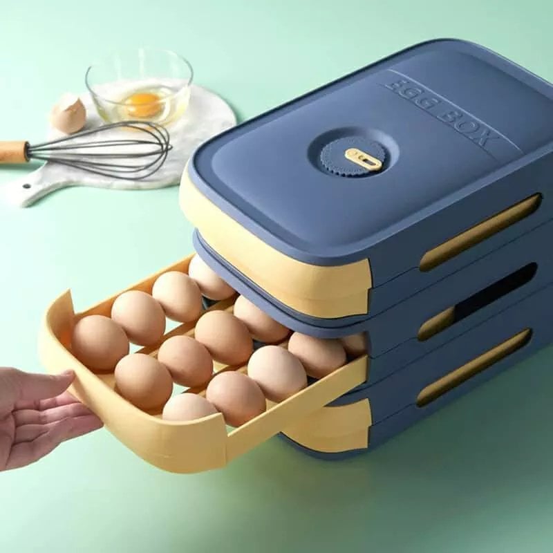 🎁Christmas 49% OFF⏳2024 New Drawer Egg Storage Box